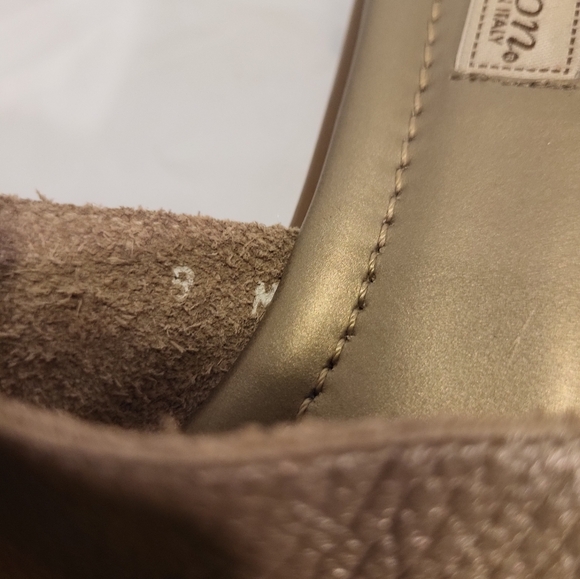 Brighton sandals size 8m Silver slip on shoes Cushioned insole - Picture 7 of 7